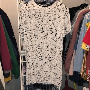 Paint Splatter Mini Dress